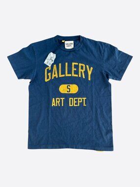 Gallery Dept Navy & Yellow Art Dept T-Shirt